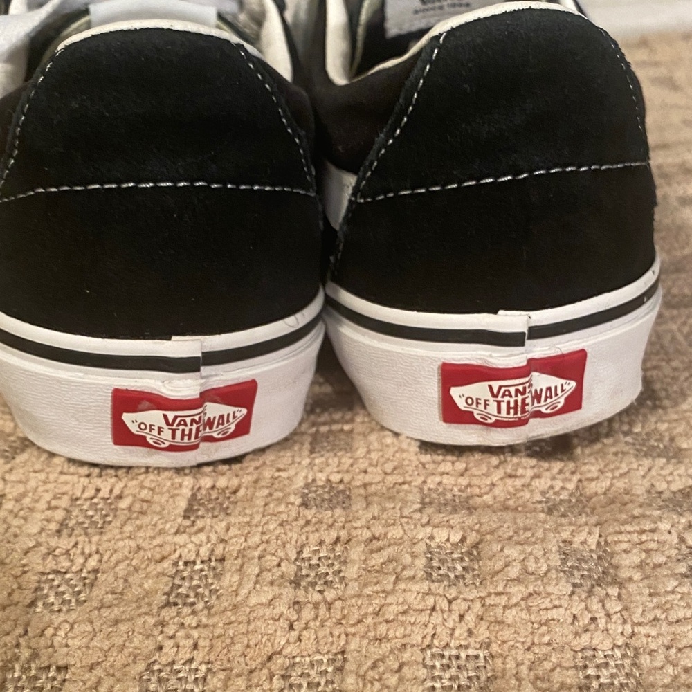 Vans Black and White Men's Sneakers - Picture 4 of 7